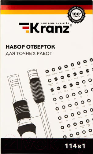 Изображение товара Отвертка Kranz Для точных работ / KR-12-4772