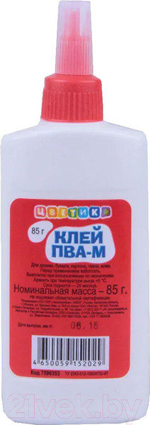 Изображение товара Клей Цветик ПВА-М / 7596353 (85г)