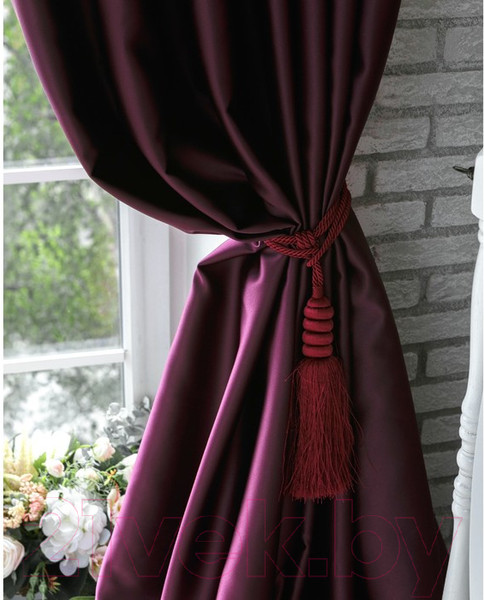 Изображение товара Штора Этель 4300894 (270x300, сливовый, двусторонний блэкаут)