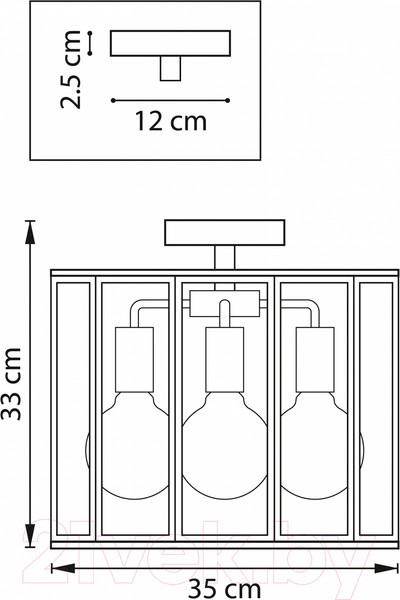 Изображение товара Люстра Lightstar Genni 798237 (MX7961-3A)