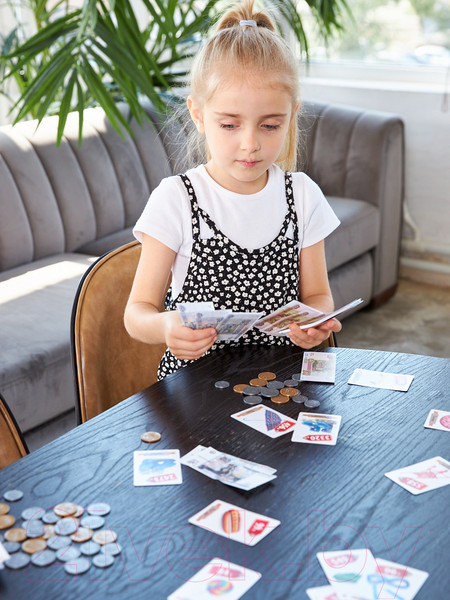 Изображение товара Настольная игра Десятое королевство Денежка. Играем в магазин. Покупаем всякую всячину / 03574