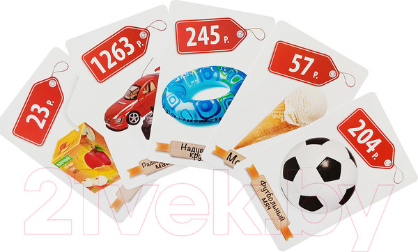 Изображение товара Настольная игра Десятое королевство Денежка. Играем в магазин. Покупаем всякую всячину / 03574