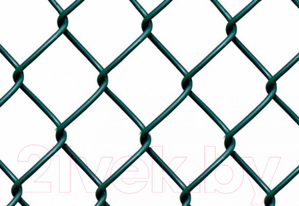 Изображение товара Сетка-рабица Белзабор в ПВХ D 2.4 1.0x10м (ячейка 55x55мм, зеленый)