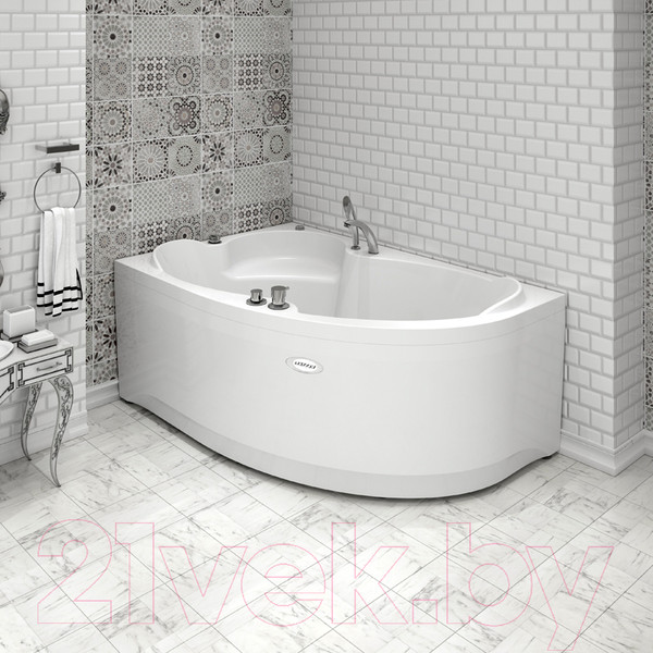 Изображение товара Ванна акриловая Vannesa Ирма 149x96 / 2-01-0-1-1-216Ч