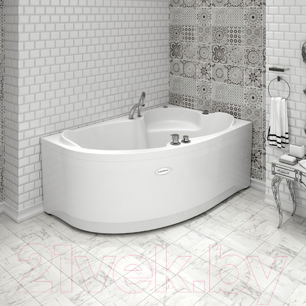 Изображение товара Ванна акриловая Vannesa Ирма 149x96 / 2-01-0-2-1-216Ч