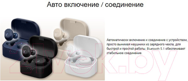 Изображение товара Беспроводные наушники JVC HA-A11T-AN-E