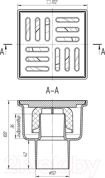 Изображение товара Трап для душа Ани Пласт TA5204