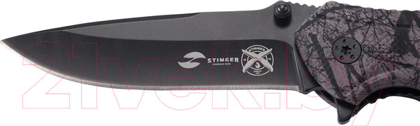 Изображение товара Нож складной STINGER FK-019STR-CA (черный камуфляж)