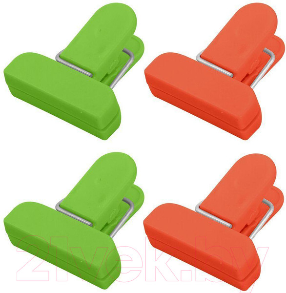 Изображение товара Набор зажимов для пакетов Мультидом VL75-80 (4шт)