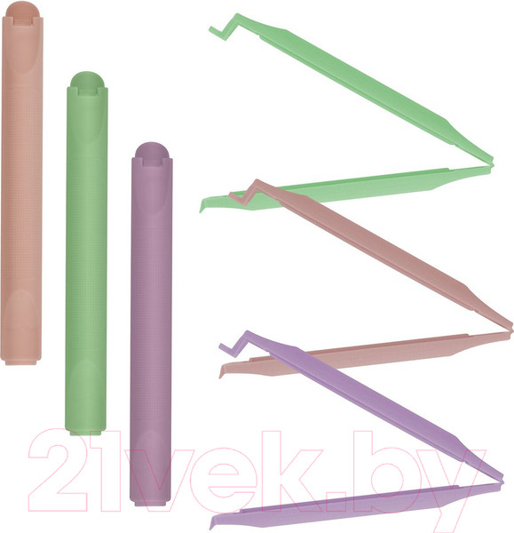 Изображение товара Набор зажимов для пакетов Мультидом VL75-91 (6шт)