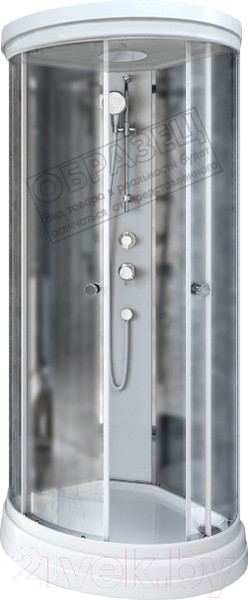 Изображение товара Душевая кабина Radomir Стронг 110 / 1-05-1-0-0-1820 (прозрачное стекло)