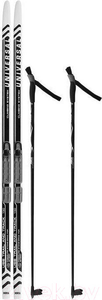 Изображение товара Комплект беговых лыж STC NNN Тrек Active автомат Step 175/135 (черный)