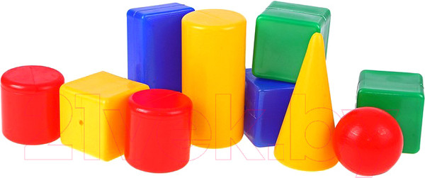 Изображение товара Развивающий игровой набор Юг-пласт Строитель / 5000 (10 деталей)