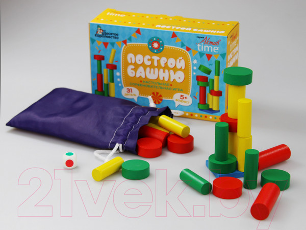 Изображение товара Настольная игра Десятое королевство Построй башню Актив Time / 04328