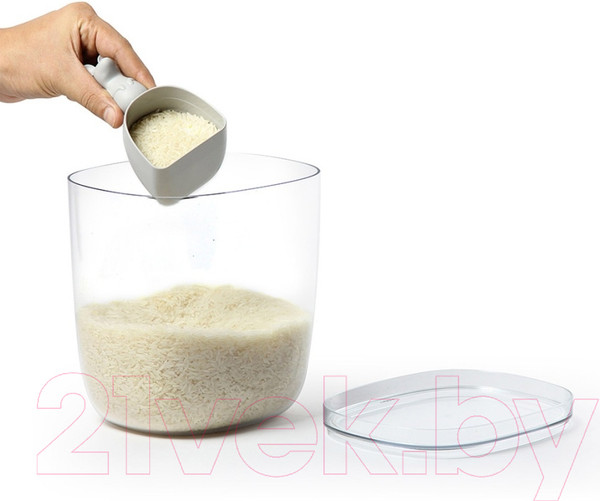 Изображение товара Набор емкостей для хранения Qualy Lucky Mouse / QL10348-CL-GY