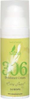 Изображение товара Дезодорант-крем Sativa Цитрусовые стихи №306 (50мл)