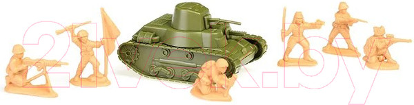 Изображение товара Танк игрушечный Форма С солдатиками Самураи / С-196-Ф