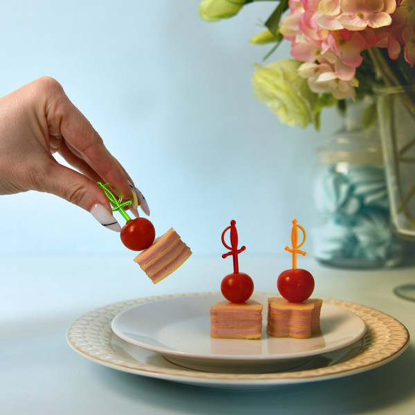 Изображение товара Набор шпажек для канапе Мультидом Шпага / МТ76-74 (20шт)