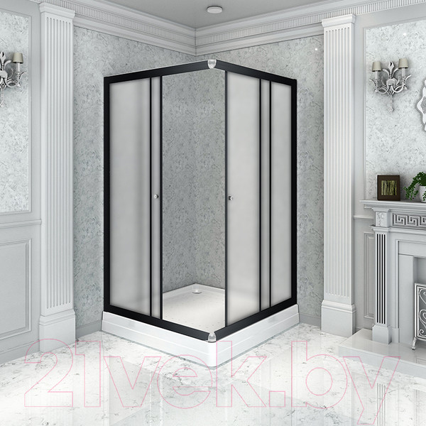 Изображение товара Душевой уголок Radomir 90x110 L / 1-03-6-1-0-1221 (матовое стекло)