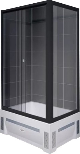 Изображение товара Душевой уголок Radomir Верчелли L / 1-03-6-1-0-0130 (прозрачное стекло)