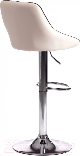 Изображение товара Стул барный Tetchair Messy (металл/экокожа, черный/белый/хром)