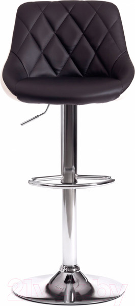 Изображение товара Стул барный Tetchair Messy (металл/экокожа, черный/белый/хром)