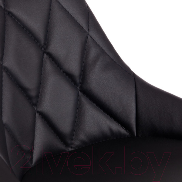 Изображение товара Стул барный Tetchair Messy (металл/экокожа, черный/белый/хром)