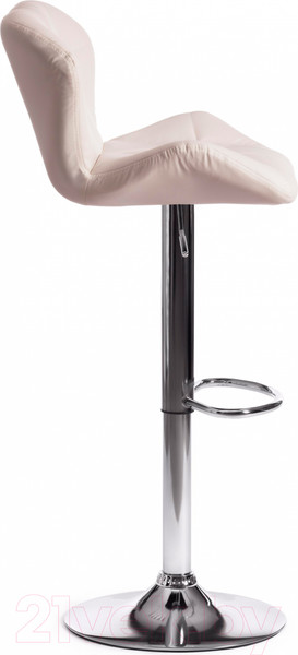 Изображение товара Стул барный Tetchair Biaggio (металл/экокожа, белый/хром)