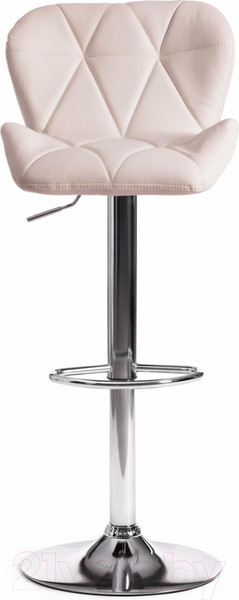 Изображение товара Стул барный Tetchair Biaggio (металл/экокожа, белый/хром)