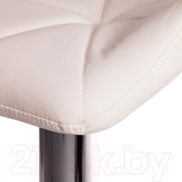 Изображение товара Стул барный Tetchair Biaggio (металл/экокожа, белый/хром)