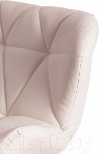 Изображение товара Стул барный Tetchair Biaggio (металл/экокожа, белый/хром)