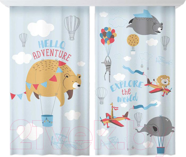 Изображение товара Комплект штор Этель Авиатор 5525112 (145x260)