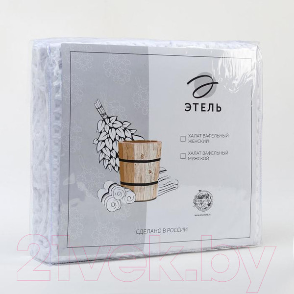 Изображение товара Халат Этель Boho / 6243504 (р.46-48, белый)