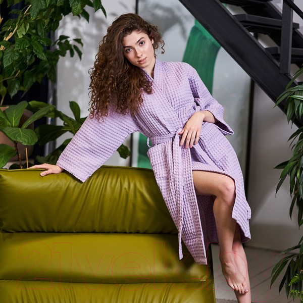 Изображение товара Халат Этель Boho / 6243564 (р.54-56, сиреневый)