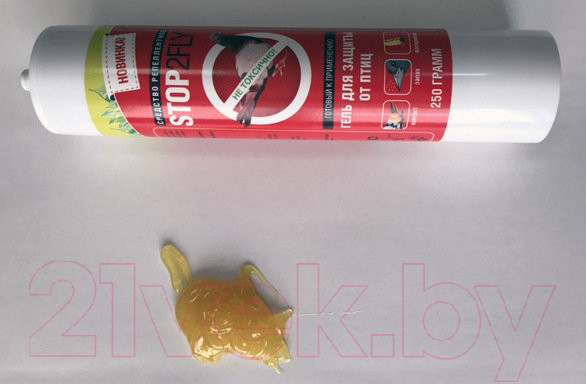 Изображение товара Отпугиватель птиц Valbrenta Chemicals STOP2FLY (250г, туба)