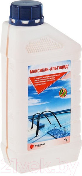 Изображение товара Средство для борьбы с водорослями Максисан Альгицид (1л)