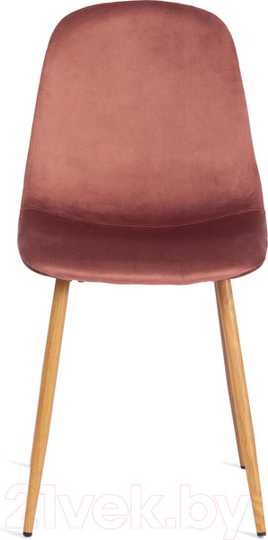 Изображение товара Стул Tetchair Breeze (коралловый/натуральное дерево)