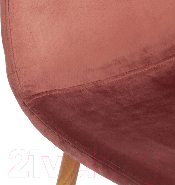 Изображение товара Стул Tetchair Breeze (коралловый/натуральное дерево)