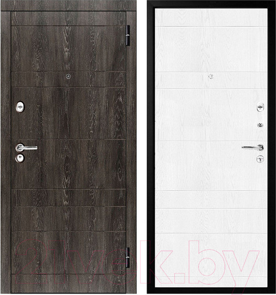 Изображение товара Входная дверь Металюкс М350/6 (96x205, правая)