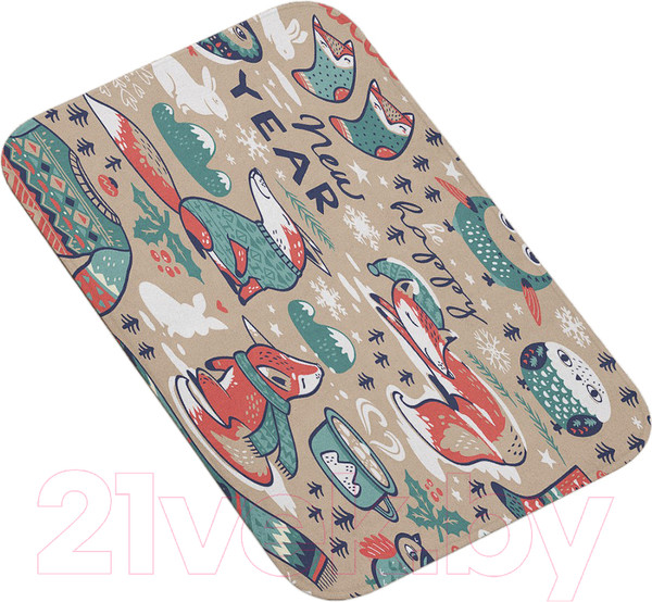 Изображение товара Коврик для ванной JoyArty Лиса Алиса / bath_185498