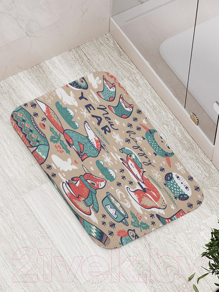 Изображение товара Коврик для ванной JoyArty Лиса Алиса / bath_185498