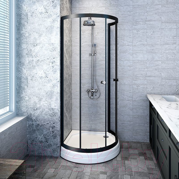 Изображение товара Душевой уголок Radomir Стронг 110 / 1-09-6-0-0-1820 (прозрачное стекло)