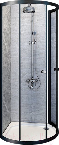 Изображение товара Душевой уголок Radomir Стронг 110 / 1-09-6-0-0-1820 (прозрачное стекло)