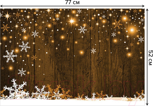 Изображение товара Коврик для ванной JoyArty Волшебные снежинки / bath_19382