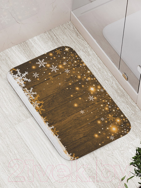 Изображение товара Коврик для ванной JoyArty Волшебные снежинки / bath_19382