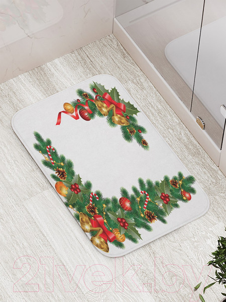 Изображение товара Коврик для ванной JoyArty Елочные украшения / bath_20312