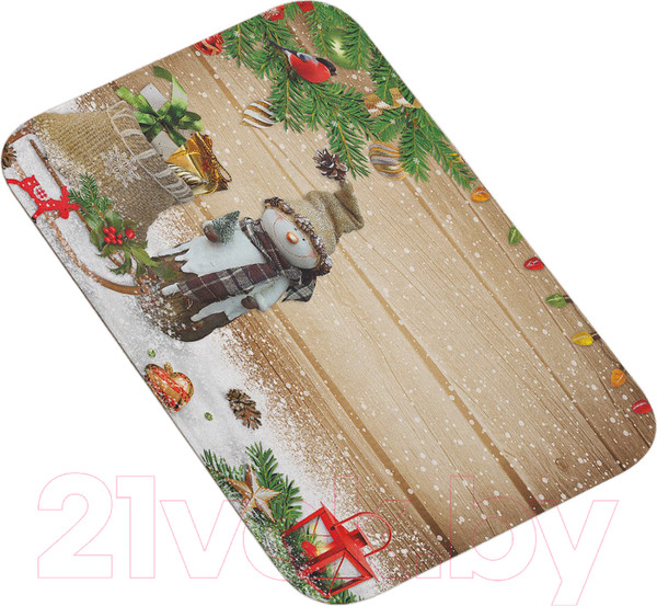 Изображение товара Коврик для ванной JoyArty Новогодний домовенок / bath_21436