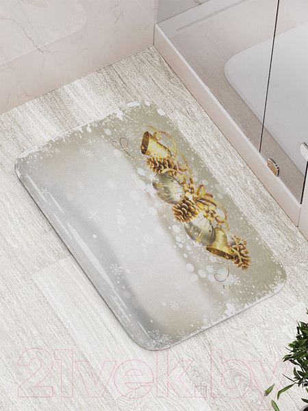 Изображение товара Коврик для ванной JoyArty Рождественские колокольчики / bath_21440