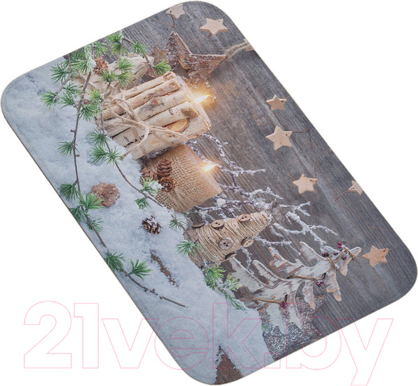 Изображение товара Коврик для ванной JoyArty Зимние украшения / bath_21446
