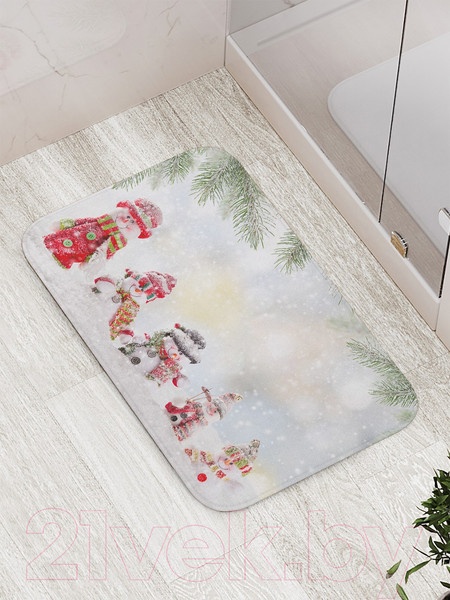 Изображение товара Коврик для ванной JoyArty Зимние празднования / bath_21492